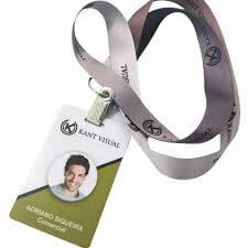 Kit Completo Crachá com Cordão - Impricard - Pronto para Uso